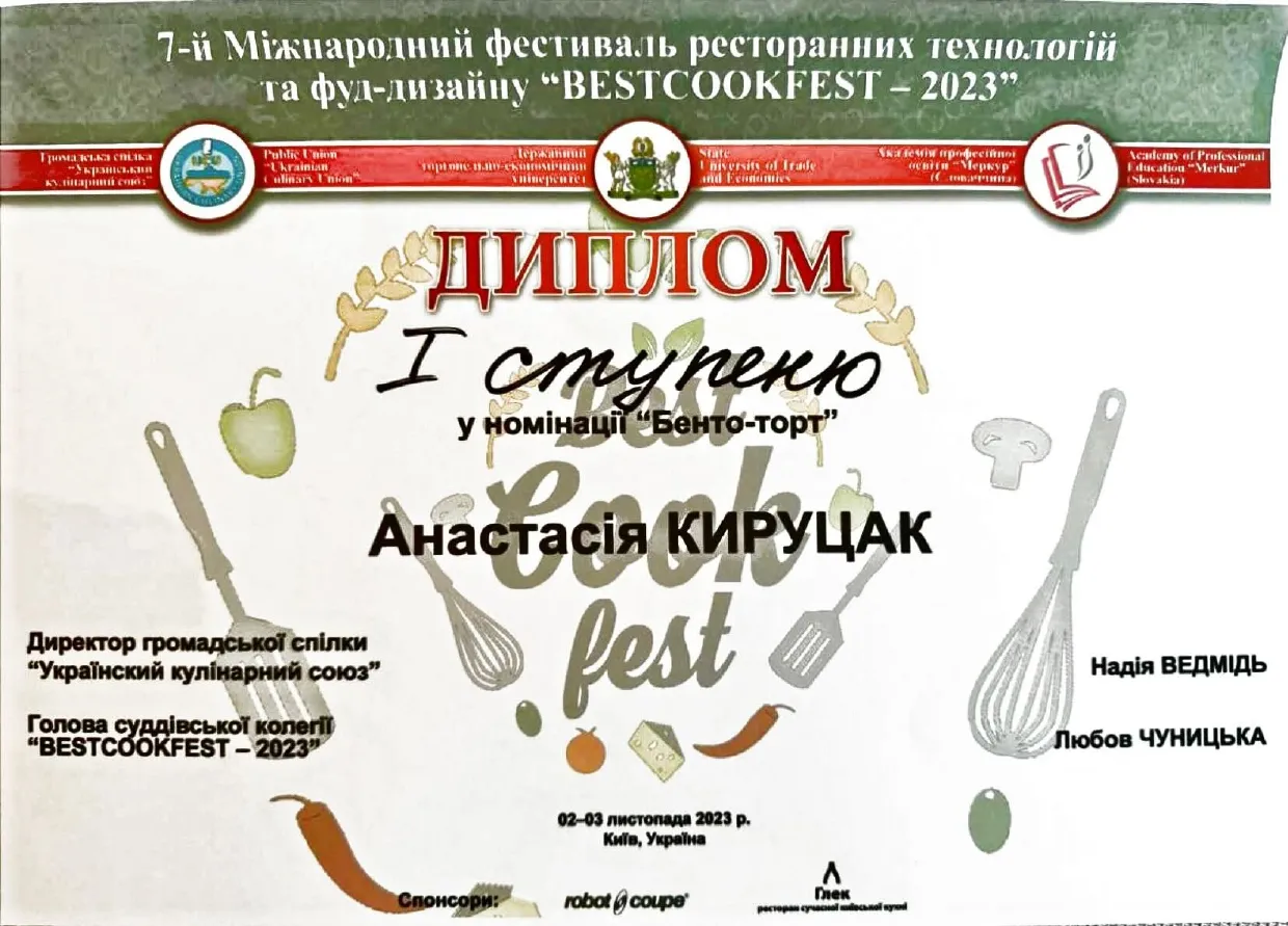 Здобуток студентів 126