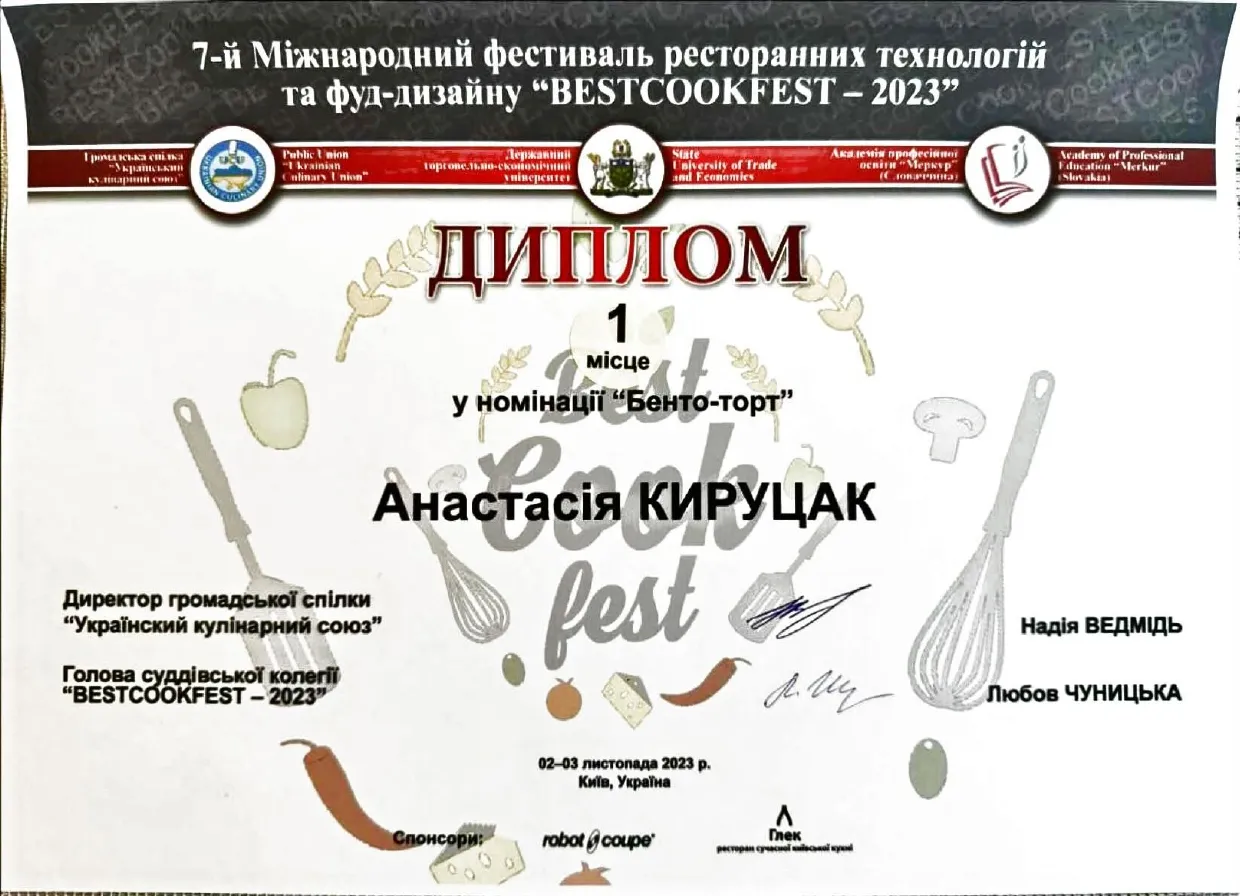 Здобуток студентів 127