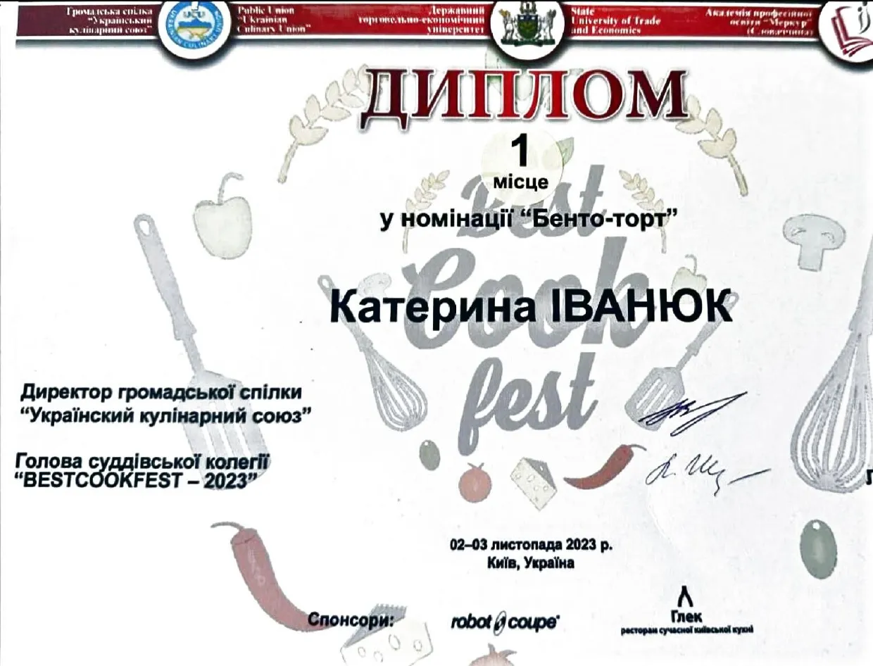 Здобуток студентів 129